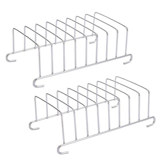 Stainless Steel Toast Rack, Stackable Cooling Rack for Hot Air Fryer, 2 Pieces 1