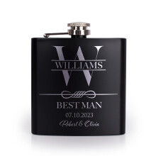3 Designs Flasks for Bachelor Party Team Man and Groomsman Proposal 6 oz. Ref:plm
