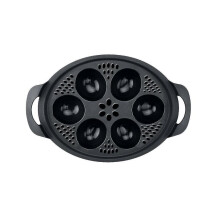 Nonstick microwave poaching insert for 6 cups, egg cooker for air fryers, ovens, and cooking machines, baking accessories