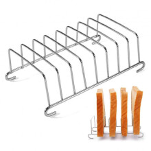 8Slot Stainless Steel Toast Rack, 5.8Inch Rectangular Bread Cooling Stand, Reusable Toast Holder for Kitchen  Restaurants, Air Fryer Toast Rack