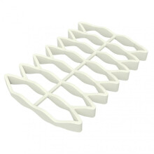 Temperature Resistant Oven Silicone Roasting Rack – NonStick Coating for Fish, Beige