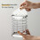 (B) Countertop Utensil Organizer with Drain Feature for Kitchen Sink Area 2