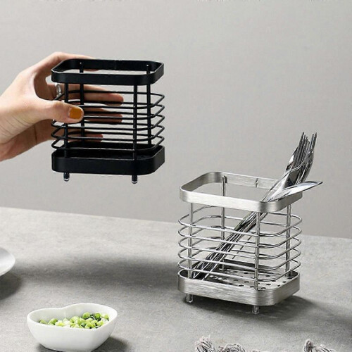 (E) Countertop Utensil Organizer with Drain Feature for Kitchen Sink Area 1