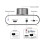Bluetooth 5.0 Stereo Audio Amplifier Receiver 2channel Class D Mini Hi-fi Amp - JV 11