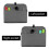 Bread Machine Cover, Waterproof Oven Cover, Small Appliance Toaster Cover, Dustproof, Kitchen Protector. 3