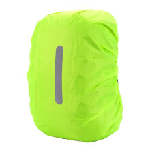 Backpack Rain Cover Reflective Outdoor Sport Cycling Night Safety Light (Green 15 25L)