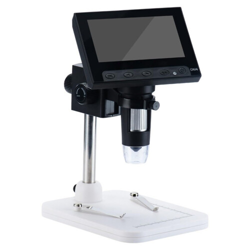 Lab Microscope Accessories Digital Electronic Microscope 1000X 4.3' Camera Lens 2MP Adjustable LED Microscope(Plastic Stand)