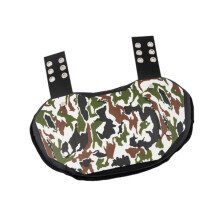Sports Back Bone Plate Rugby Back Pads Adjustable Strap Breathable Shock Proof Rear Protector Football Gear for Gameday Kids