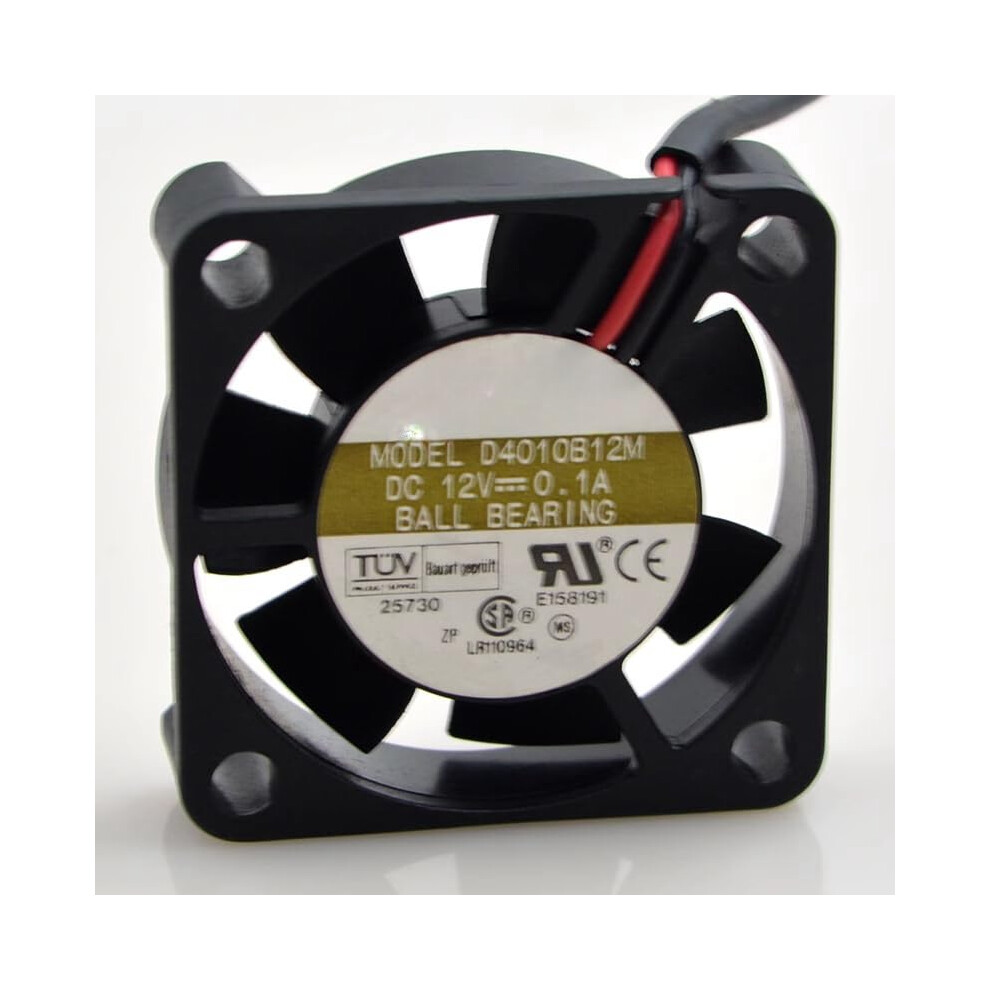 For D4010b12m 12V 0.1A 4010 4Cm 4Cm Humidifier Cooling Fan 2Wire 395291732151