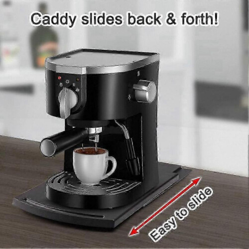 Rolling Kitchen Tray with Wheels, Sliding Countertop Organizer for Coffee and Appliances 2