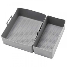 Air Fryer Tray Air Fryer Liner Basket Reusable Oven Baking Tray Nonstick Pizza Baking Tray