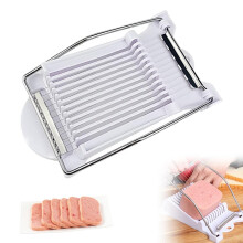 Stainless Steel Food Slicer for Onions Fruits Ham Soft Food Luncheon Meat Slicer Stainless Steel Wire Egg Slicer
