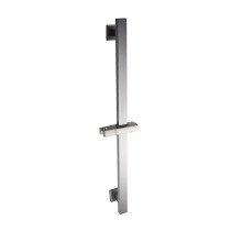 Shower Slide Bar Grab Bar for Bathroom Height/Angle Adjustable Handheld Shower Holder,SUS 304 Stainless Steel Brushed Nickel Finish