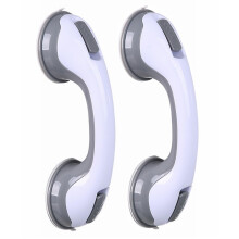 2 Pack Grab Bars for Bathtubs and Showers Suction Cup Grab Bar, for Seniors