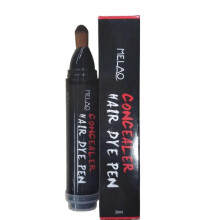 (dark brown) Hair Root Touch Up Pen, Temporary Gray/White Hair Coverage for Women & Men, Semi Permanent Hairline Powder Stick, Washable and Portable