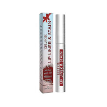 (red brown) Peel Off Lip Liner Stain, Long Lasting Lip Liner Tattoo Stain Transfer-Proof High Pigmented Color Lip Tint