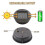 4 Pieces Replacement Solar Lights with Led Bulbs, Solar Top Lights Replacement, Led Solar Panel Lant - JV 20