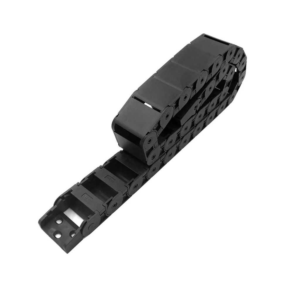 Drag Chain Cable 18X37mm 1Meter 40' Wire Carrier Cable Drag Chain For Cnc Router Machine Tools Semienclosed Inside Opening(R38) 395291732892