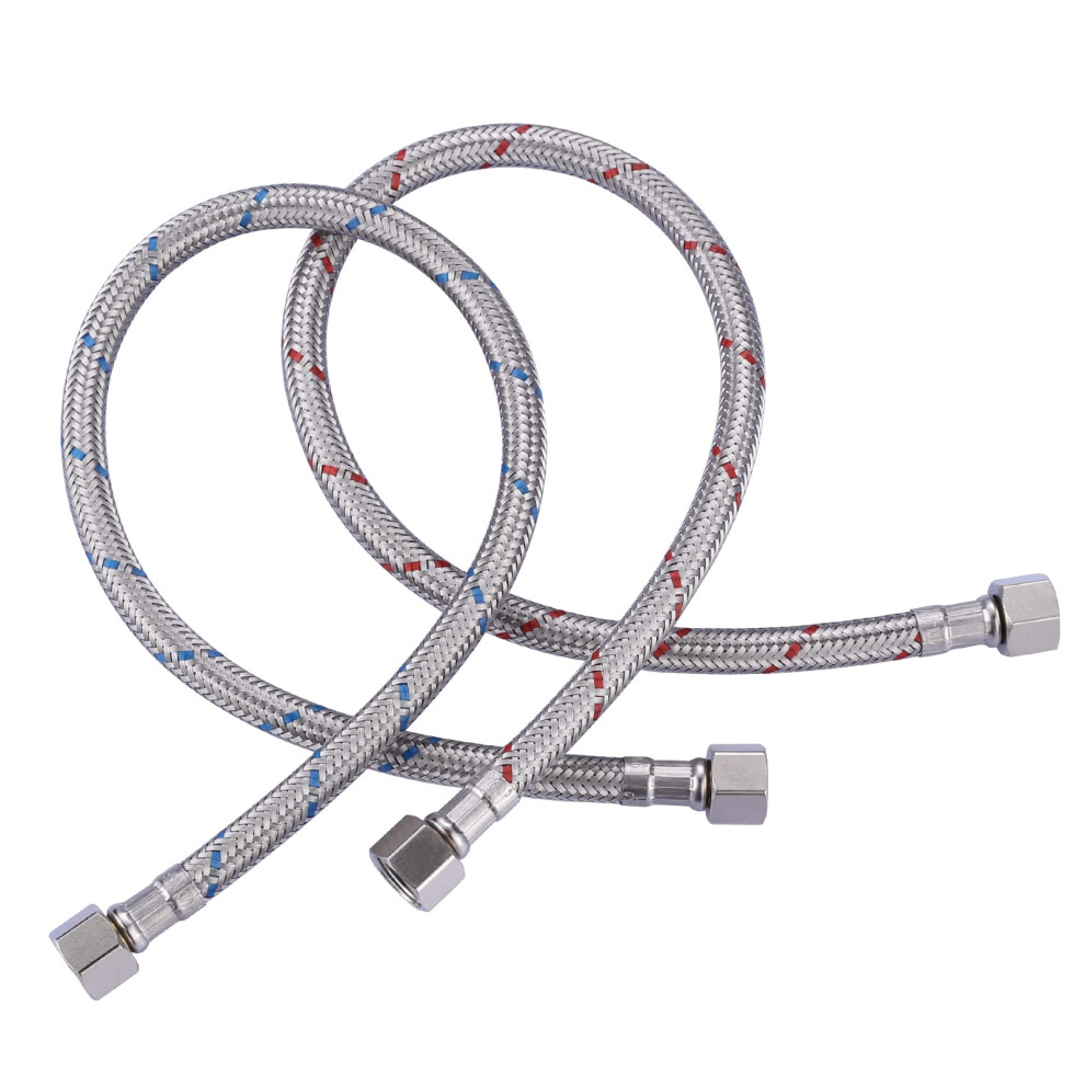 60Inch Faucet Hose Connects Kitchen Bathroom Sink To Water Supply, Stainless Steel Cupc Supply Lines 395291732977