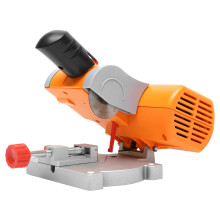 Mini Benchtop CutOff Miter Saw 2' Blade 0.5' Cutting Depth 45 Bench Wood Metal Saw 7800r/Min Max 45 Adjustable Small 110V 90W
