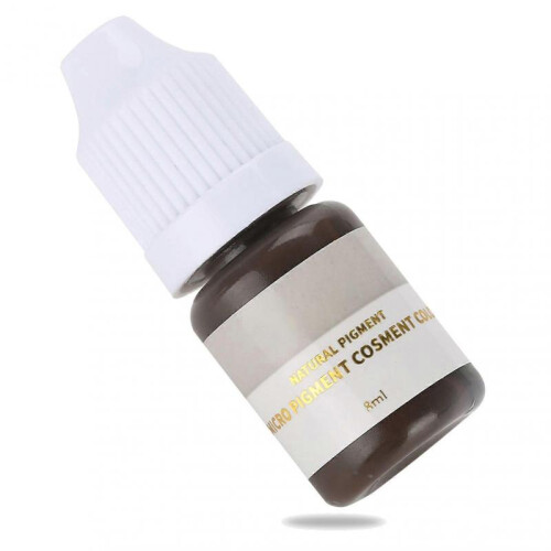 Microblading Pigment Ink Semi Permanent Eyebrow Lips Eye Line Color Black & Coffee(Eyebrow) 2