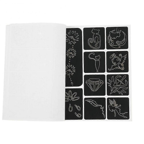 Semi permanent Small Tattoo Stencil 169 Patterns Airbrush Temporary Template 1