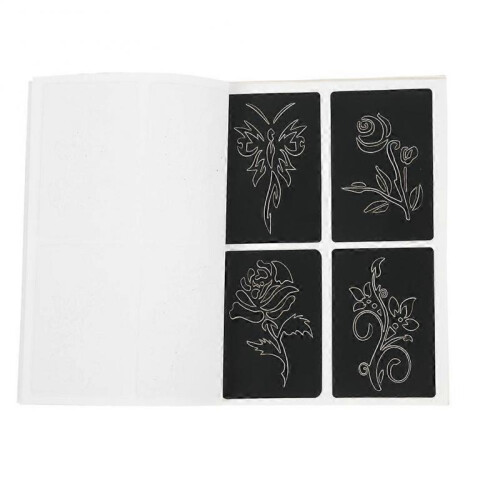Semi permanent Small Tattoo Stencil 169 Patterns Airbrush Temporary Template 2