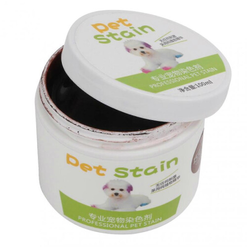 Semi-Permanent Chocolate Brown Dog Hair Dye – Safe for Pets, 100g 2