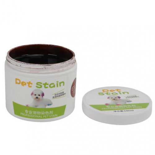 Semi-Permanent Chocolate Brown Dog Hair Dye – Safe for Pets, 100g 1