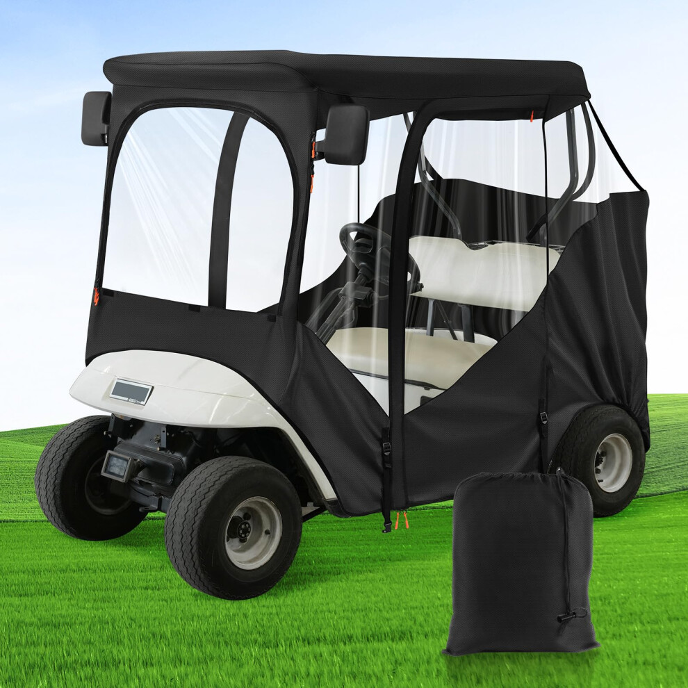 Upgraded EZGO Driving Enclosure, Golf Cart Enclosure Fits for 2 Passengers EZGO RXV and TXT