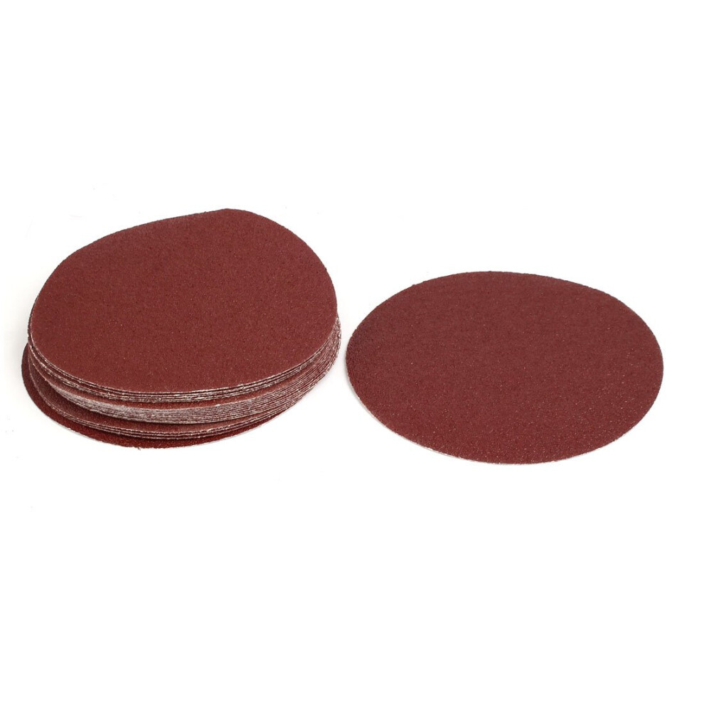 40 Grit Power Sander Parts Accessories 7Inch Diameter Flocking Sandpaper Hook Loop Sanding Disc Accessories 20 Pcs 395291733806