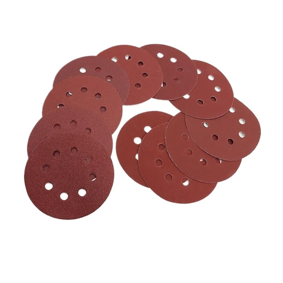 Sanding Discs 5 Inch 8Holes Hook And Loop Adhesive Sandpaper For Random Orbital Sander Abrasive Sheets Tools(60Grits,50Pcs) 395291733844