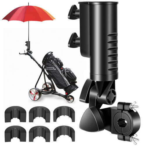 180 Degrees Golf Umbrella Holder, Adjustable Angle Universal Super Strong Windproof