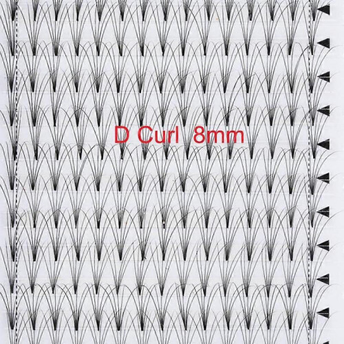 SKONHED Eyelashes Individual Eyelash Extension D 8mm