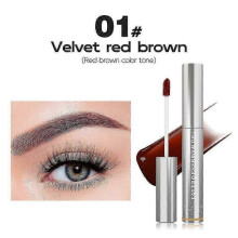 (red brown) Tattoo Peel Off Eyebrow Gel Tint, Semi Permanent Tattoo Brow Peel Off Tint Gel, Long Lasting Waterpr
