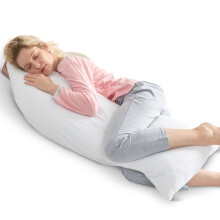 Long Body Pillow Down Alternative 20x54 Full Body Pillow with Zippered Cover Body Pillow for Side Sleeping
