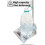 Dust Pan with Long Handled for Home, 33.5'' Stainless Steel Dustpan 2