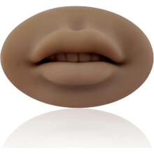 3D open mouth silicone lips practice skin and teeth semi-permanent