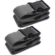 Dww-Set of 2 Adjustable Straps Luggage Strap Carrying Straps Suitcase Travel Suitcase Accessories Bundling
