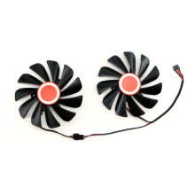 Graphics Card Cooling Fan Replacement FDC10U12S9C Video Card Cooler G Fan for RX Vega 56/ RX Vega56 RX580 590 Repair Part (for Black Wolf Version)