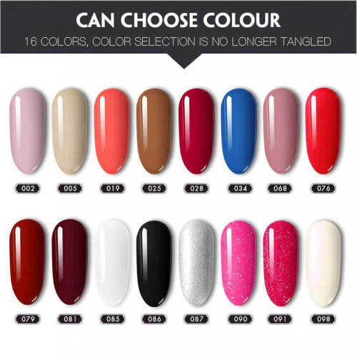 5 pcs One Step Semi-Permanent Nail Polish Pens 3 in 1 Gel 2