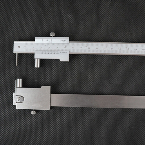 (1 set) Stainless steel parallel marking vernier caliper - 250X0.05MM 2