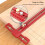 (1) Metric and Imperial woodworking ruler with punching and marking function 4
