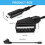 Προσαρμογέας Scart σε HDMI για συσκευές αναπαραγωγής Blu-ray DVD, Sky, STB, VHS, Xbox, PS3 3