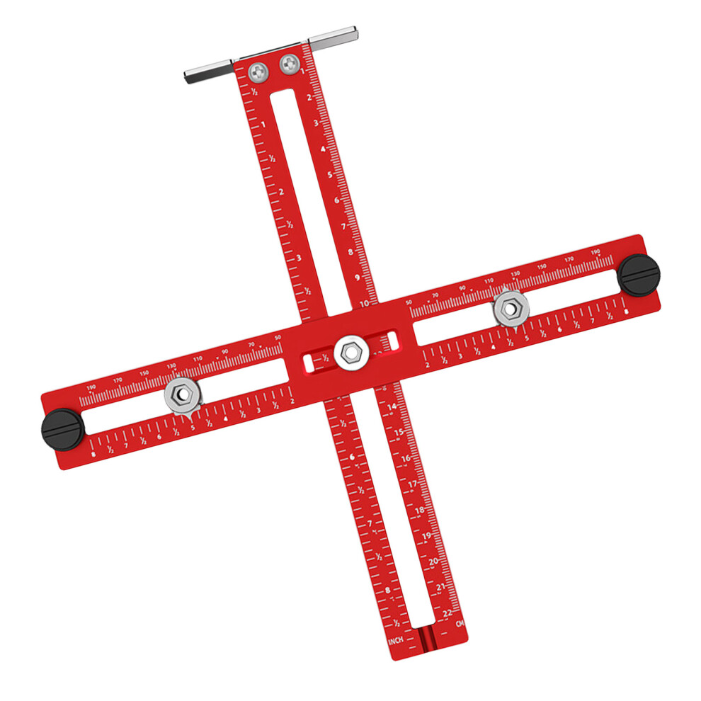 (1) Installation Positioning Ruler Woodworking Drilling Installation Positioning Aid 7707070707367