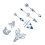Tattoo stickers - Quick and easy application (2 sheets) model 2 2