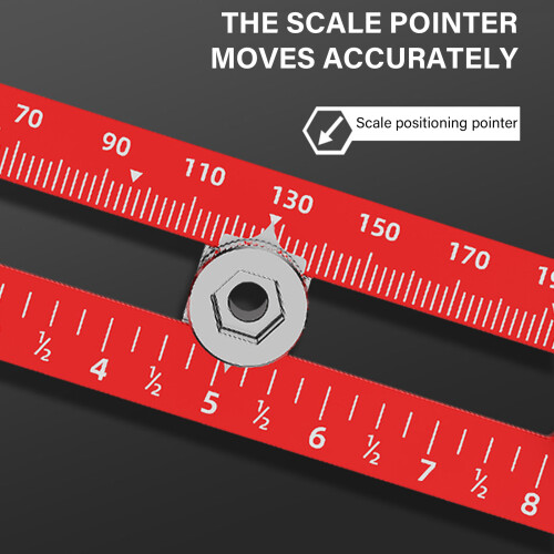 (1) Installation positioning ruler woodworking drilling installation positioning aid 1