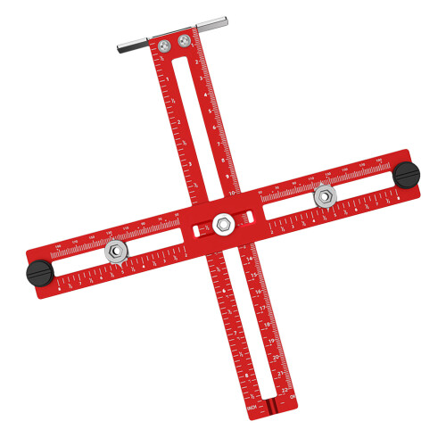 (1) Installation positioning ruler woodworking drilling installation positioning aid 2