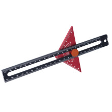 (1) Carpentry marking tool Angle marking ruler Adjustable triangle ruler