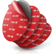 Sticky Adhesive Replacement for Dashboard Suction Cup Mount, 80mm (3.15") 4pcs 3M VHB Circ